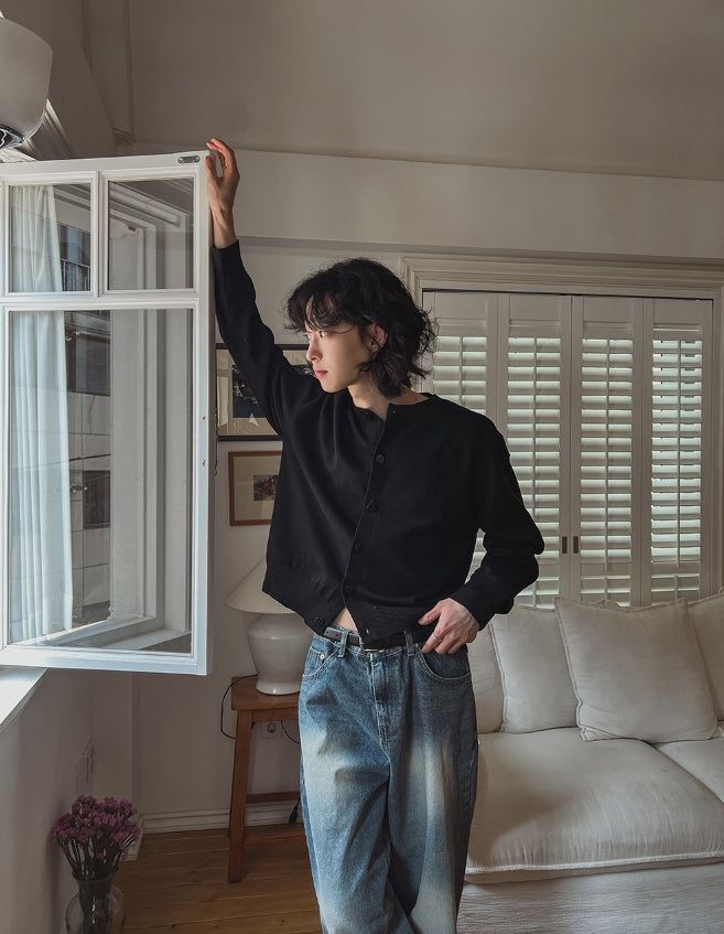 Orbit Round Crop Cardigan