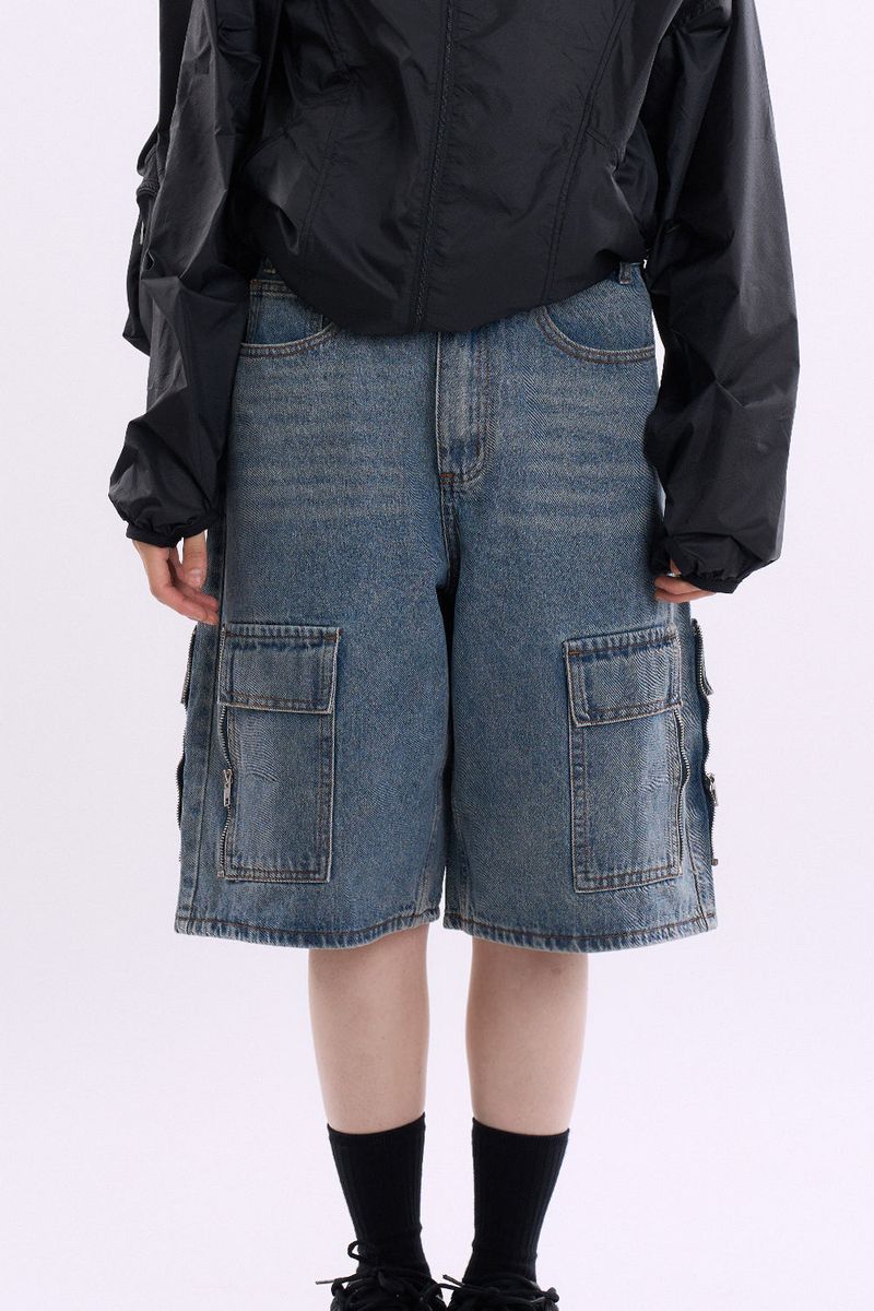 Raucohouse（ラウコハウス）の「Code cargo bermuda denim pants（Pants）」