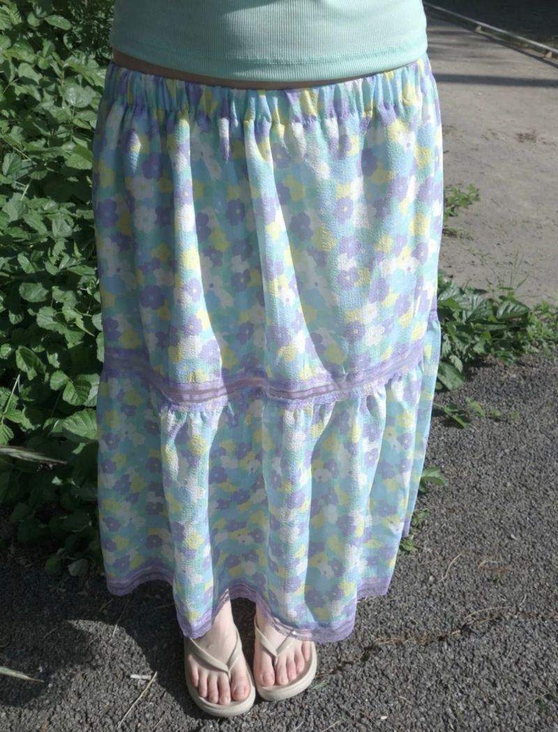 lilac skirt