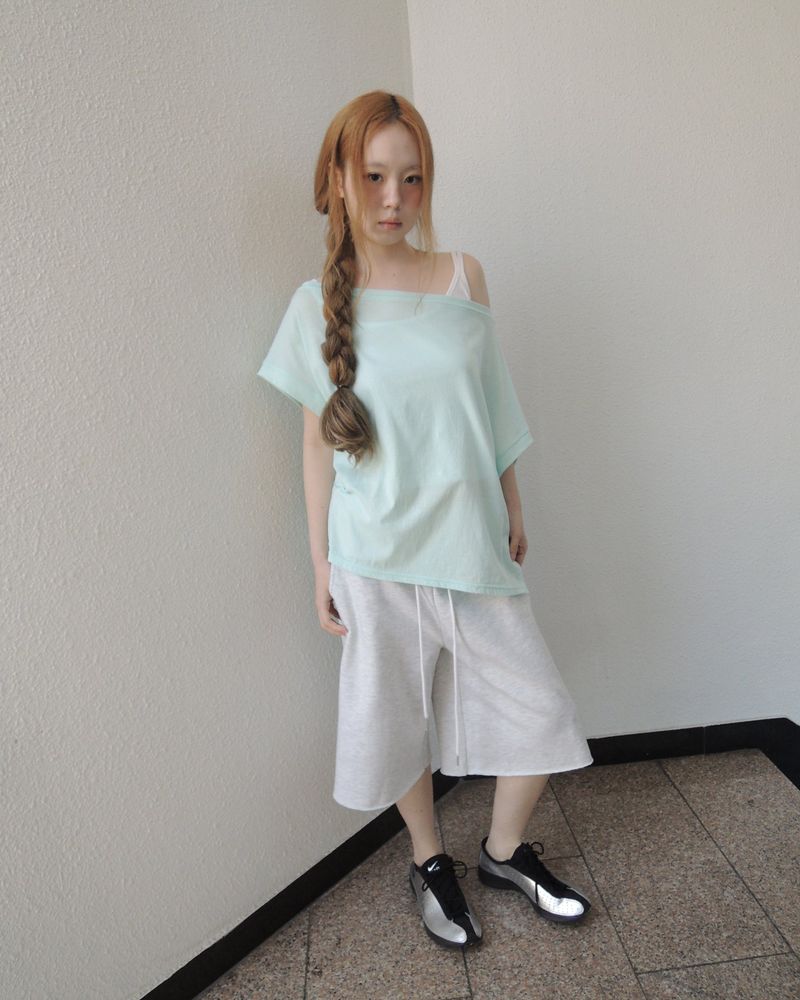 SLOW FOLDING BERMUDA PANTS