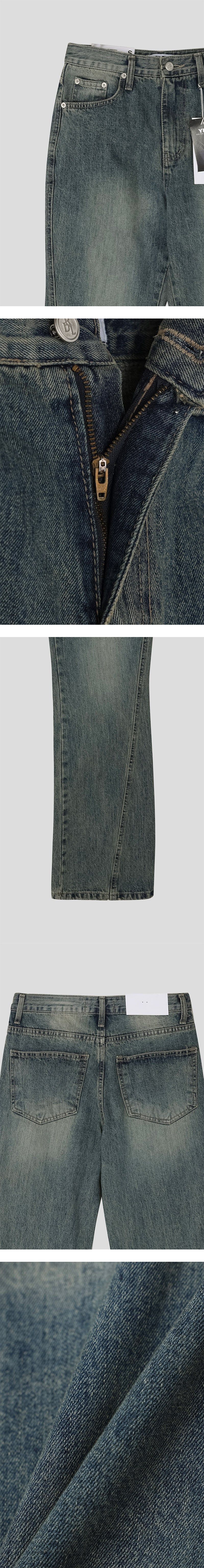  [S/S] Curve flare denim pants(2color)