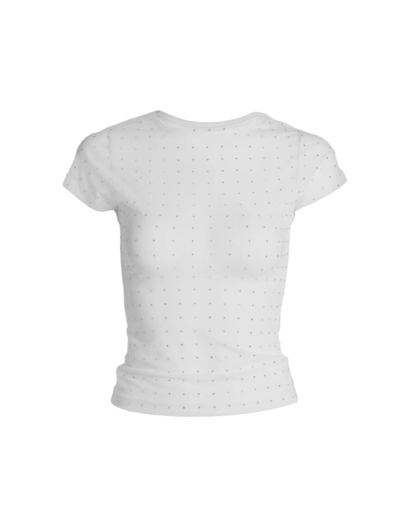 kish worldwide（キッシュ ワールドワイド）の「キシュ スパーク メッシュ ベビーティー ( white )（トップス）」