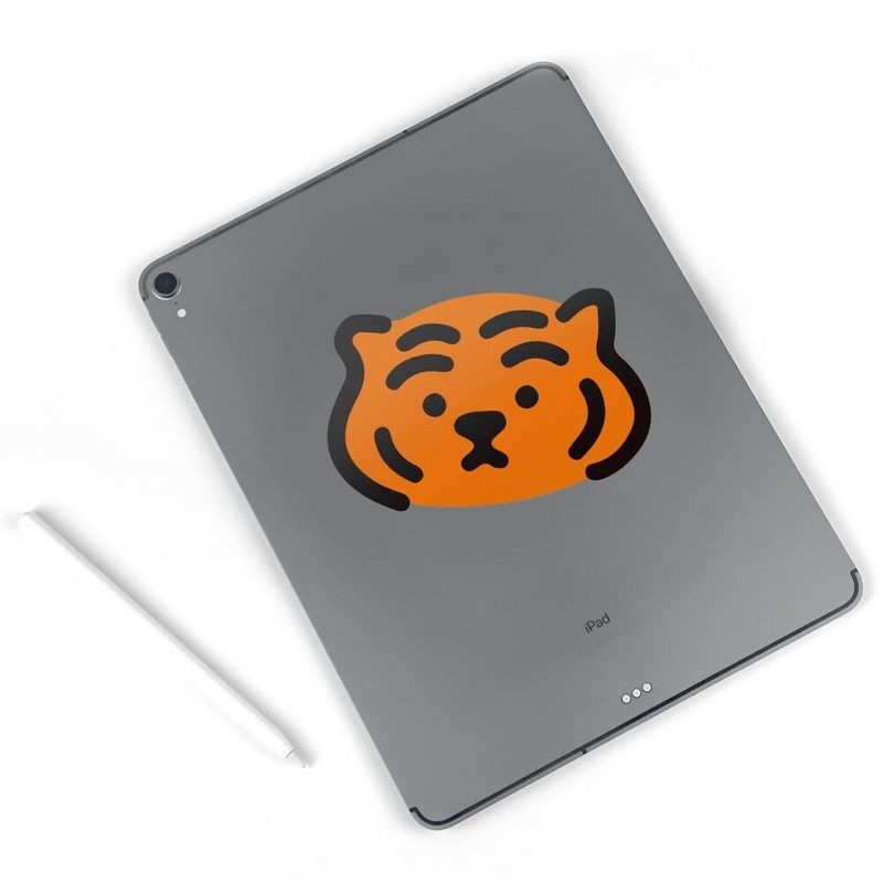 TIGER FACE BIG REMOVABLE STICKER