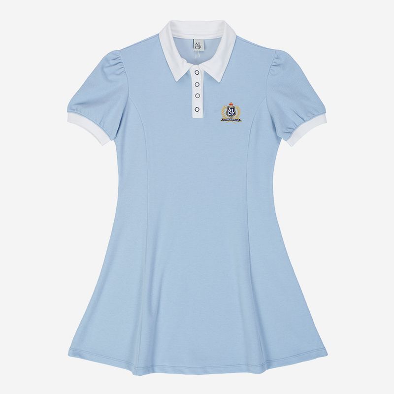 Puff Flared PK One-Piece (Sky Blue)