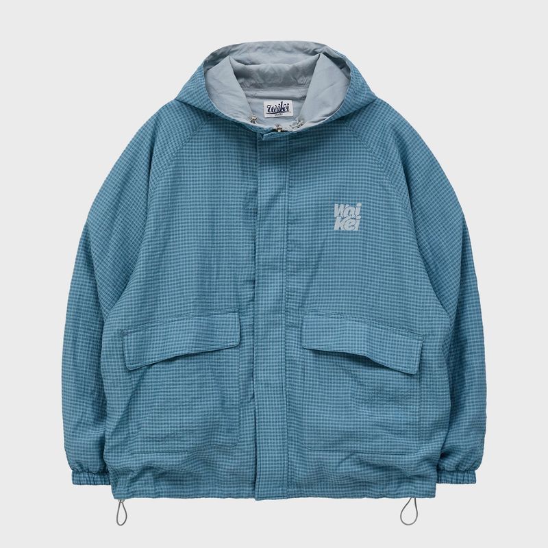 Reversible Check Windbreaker