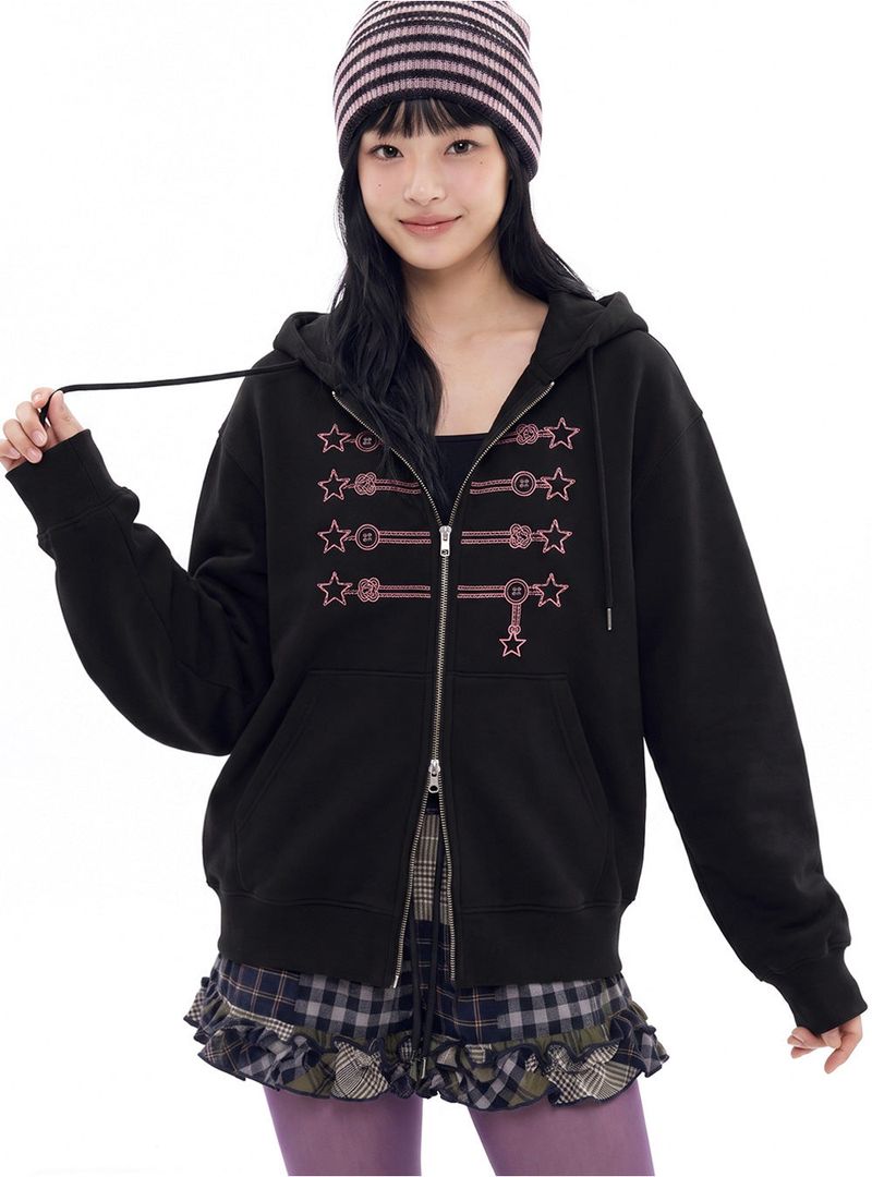 NAPOLEON STAR 2-WAY ZIP-UP (2color)