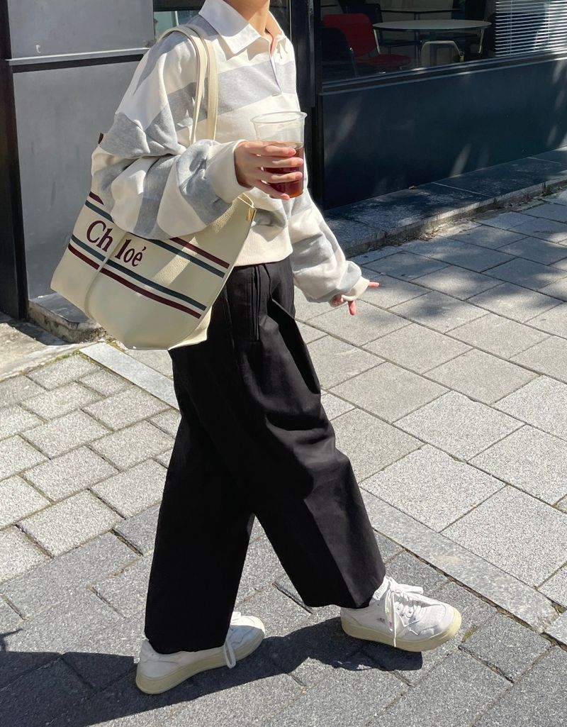 Arco iris（アルコイリス）の「Round baggy fit cotton pants （Pants）」