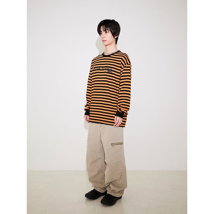 PUNK MANIA Middle Stripe Long sleeves (SSLSTD-0240)