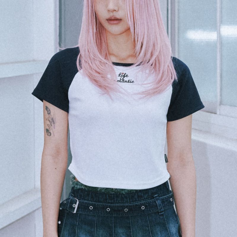 ROMANTIC CROWN（ロマンティッククラウン）の「BASIC RAGLAN KNIT（Tops）」