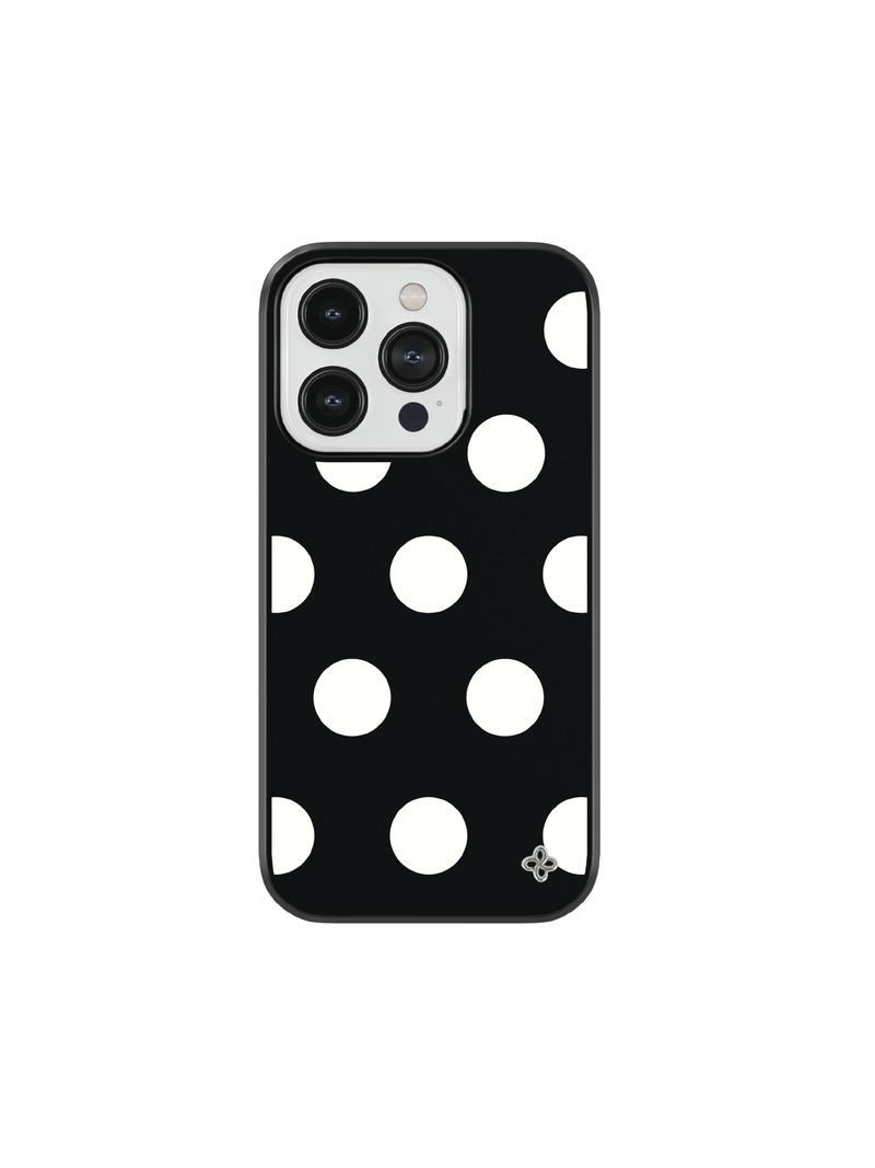 [Glass] Big White Dot Case