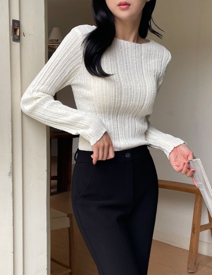 Newton Boatneck Ribbed Knit