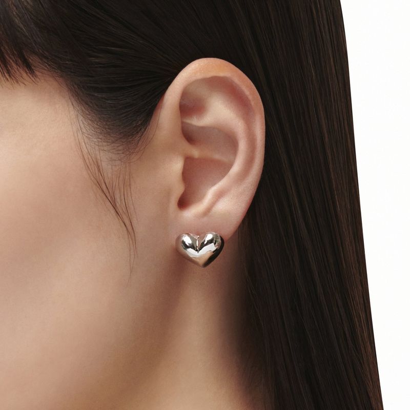 Half Multi Heart Earrings