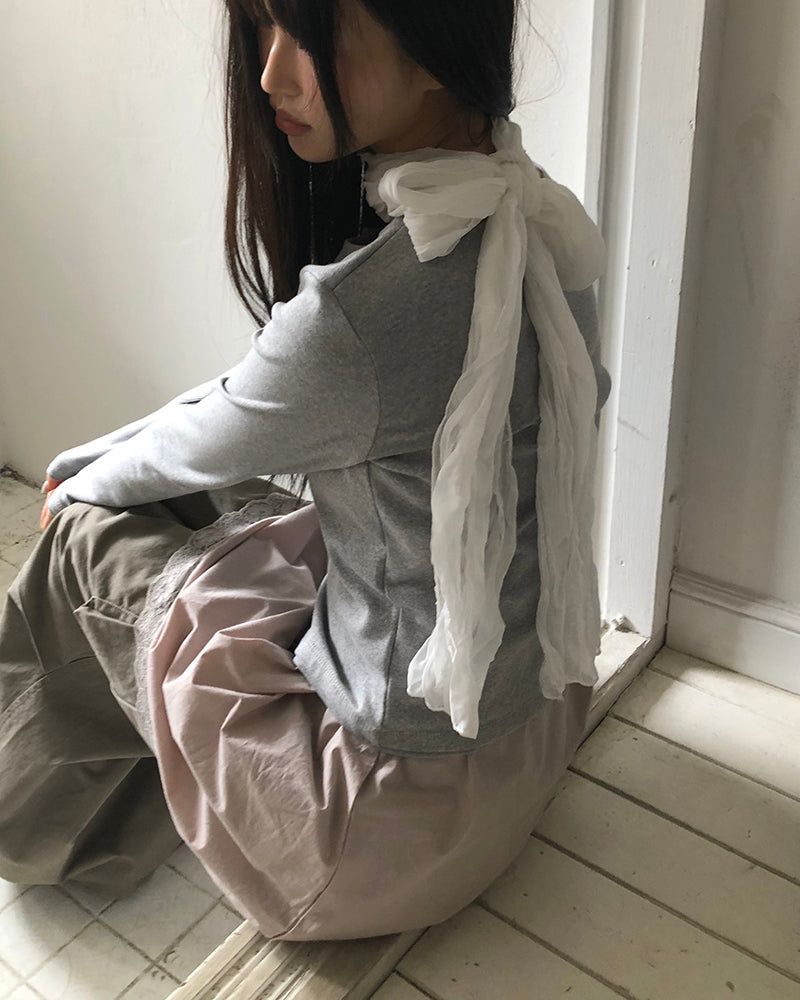 Kian Wrinkle Chiffon Scarf