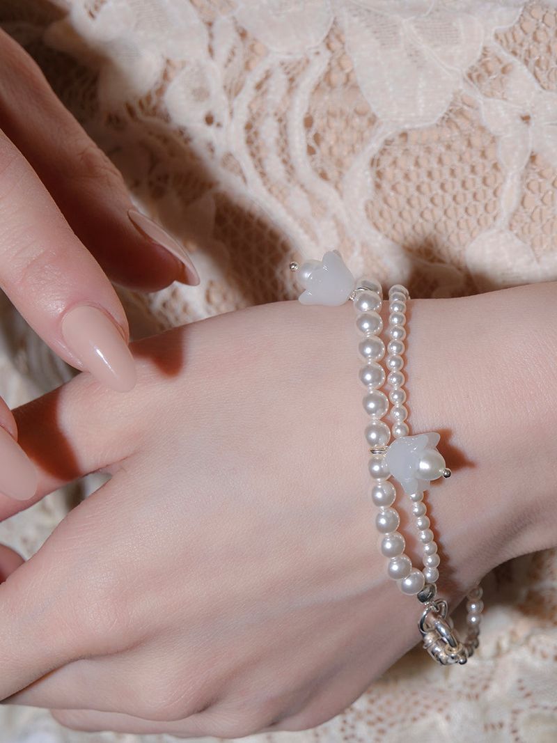 reve（レヴ）の「RV-リリー オブ ザ バレー パール ブレスレット（アクセサリー）」