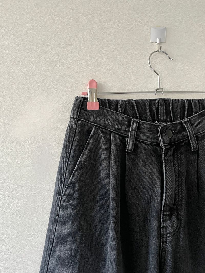 Vintage brush wide pants