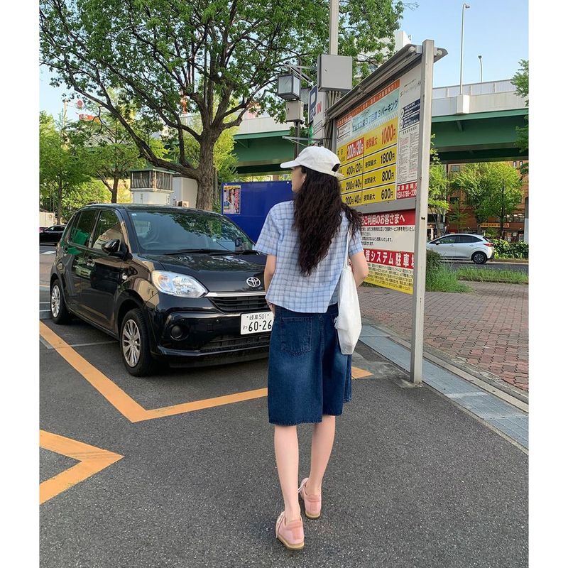 Mao Bermuda Denim Pants