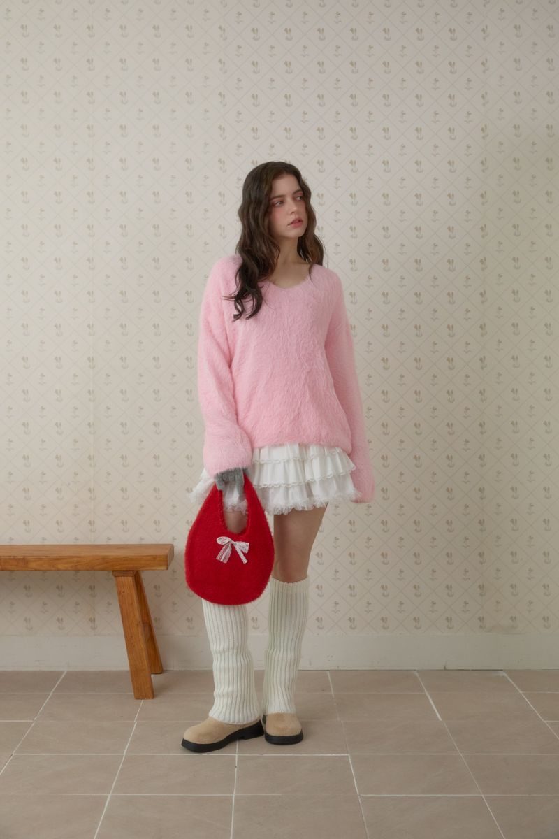 PINK PINEAPPLE(ピンクパイナップル)の「SWEET KNITTING MINI BAG(Bags)」