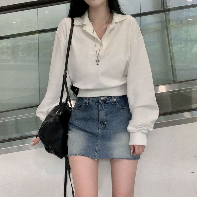 [BELLIDE MADE] Almonds, color cropped sweat