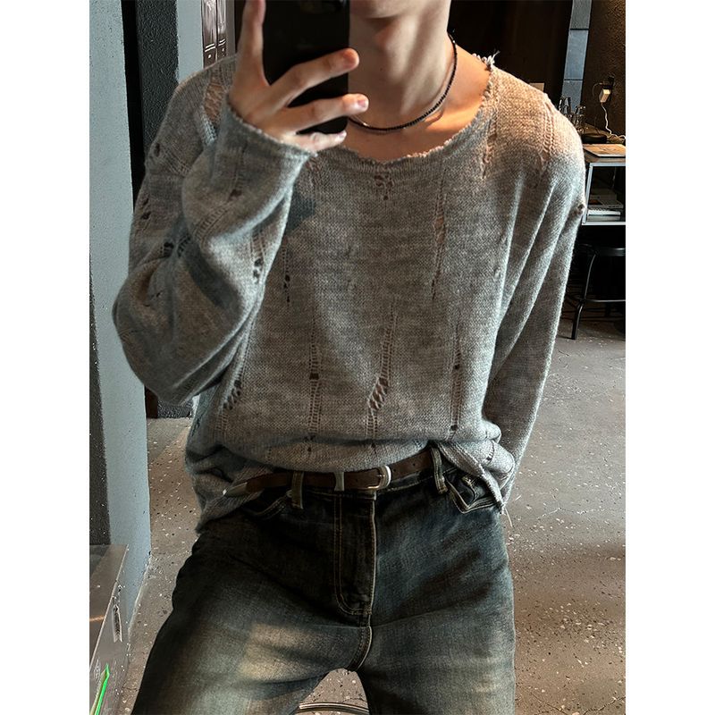 LAURANT（ロラン）の「[F/W] Mohair damage long sleeves (3color)（Tops）」