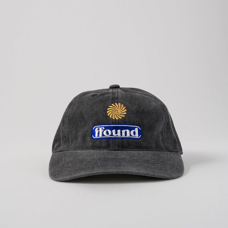 FFOUND3 STONE WASHED BALL CAP / CHARCOAL