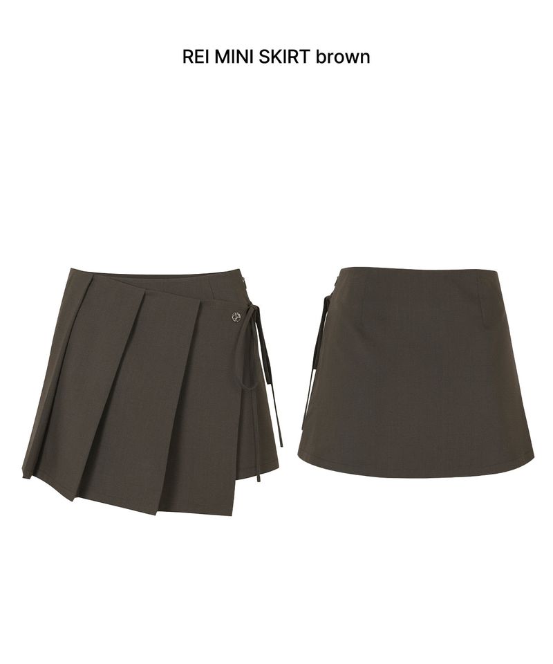 REI MINI SKIRT brown
