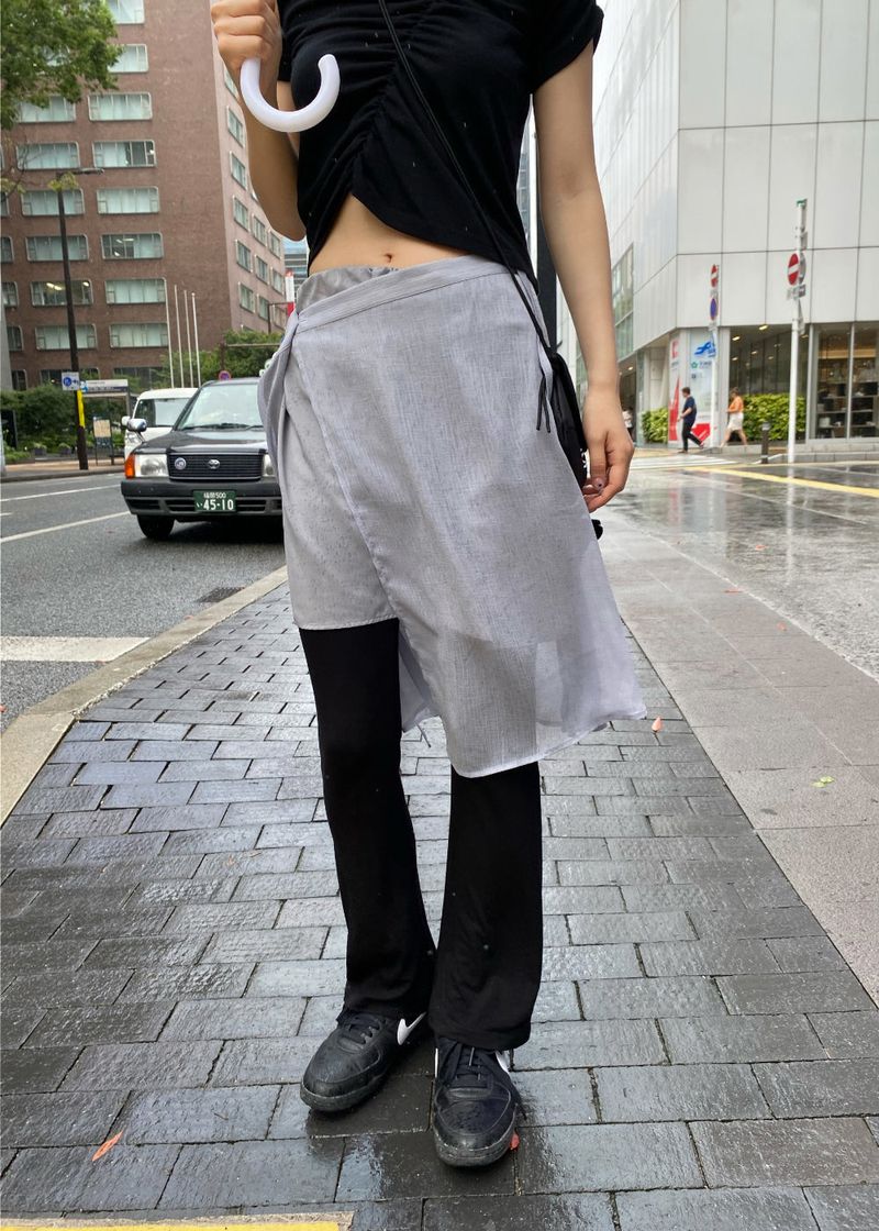 VEIL WRAP SKIRT