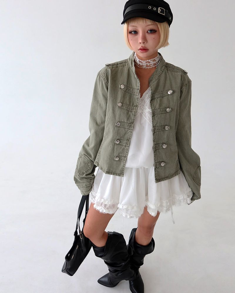 Scarf Set Lace Bustier Mini Dress