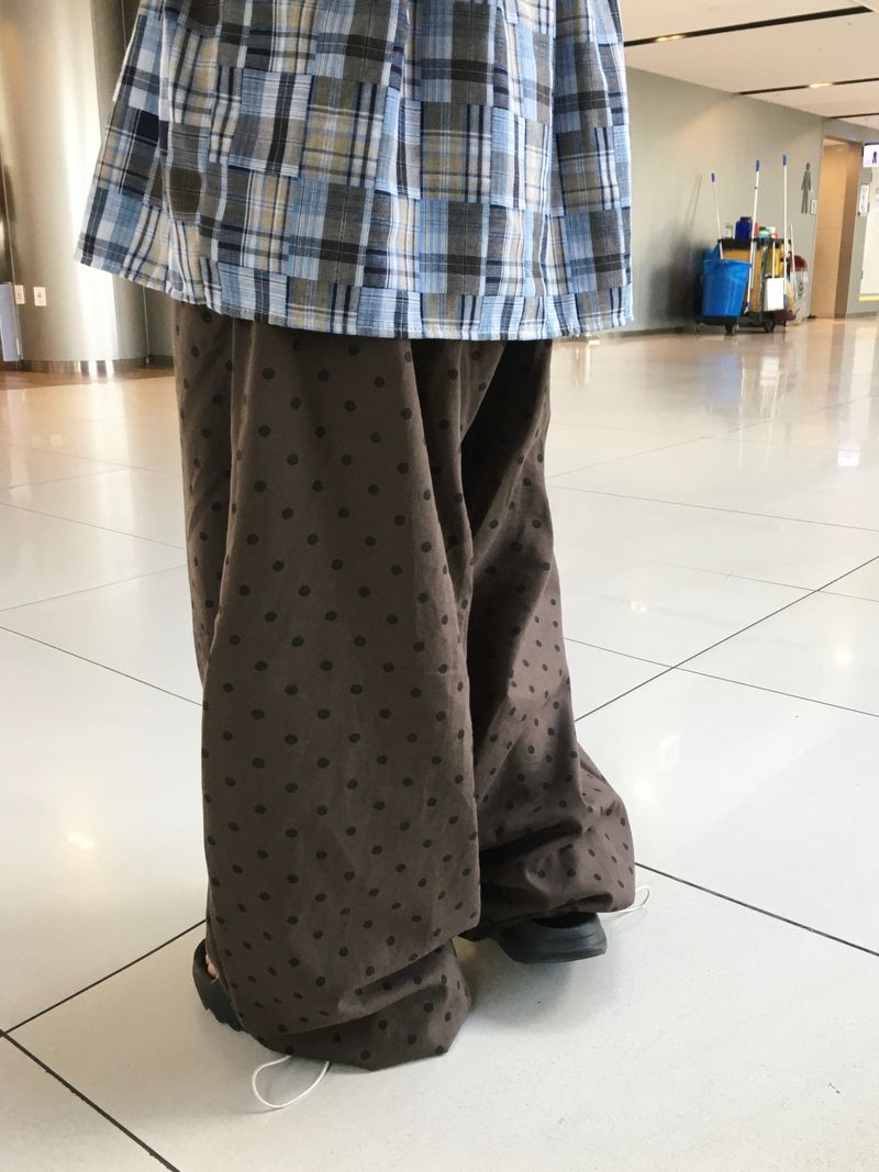 RITCORE（リットコア）の「ポルカドットワイドバルーンパンツ (2c)（パンツ）」