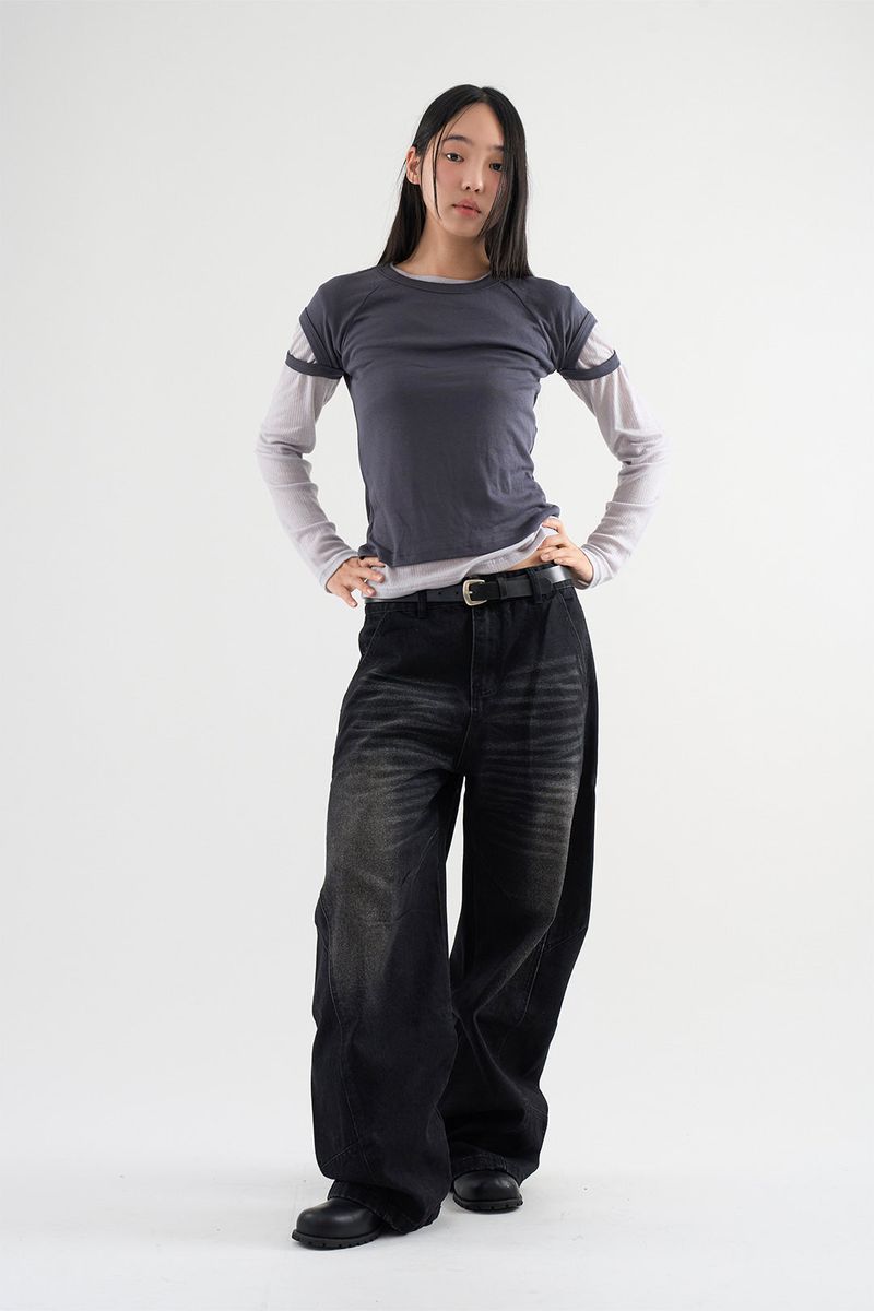 Dove ribbed long sleeve