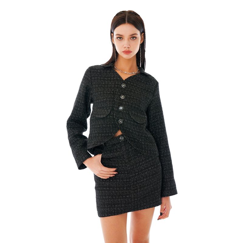 OTHER-worldly（アザーワールドリー）の「Tulip Tweed Jacket [Black]（Jackets/Outerwear）」