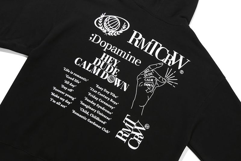 MONOCHROME HOODIE_BLACK