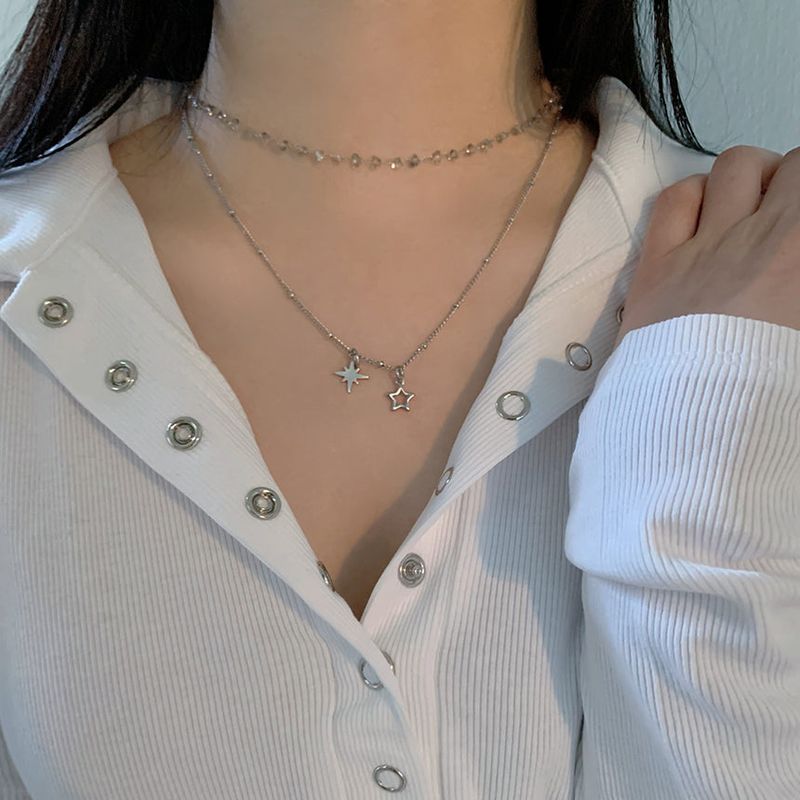 Flash star necklace