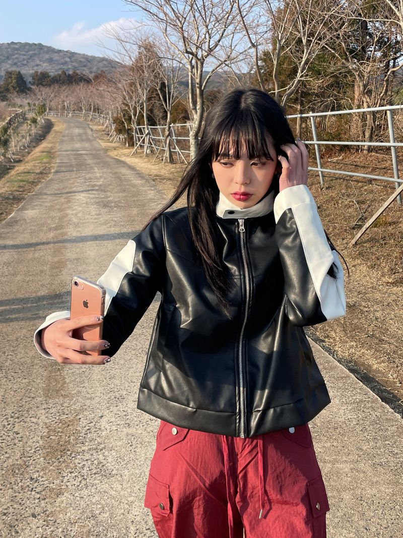 Arco iris(アルコイリス)の「Shadow leather jacket (Jackets/Outerwear)」