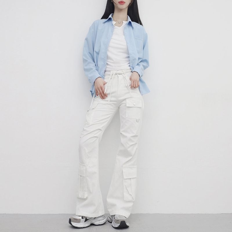 Family Cargo Bootcut Pants