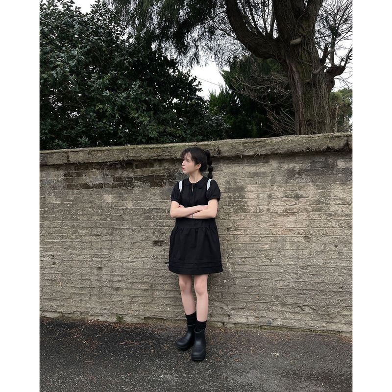 Rally puff dress