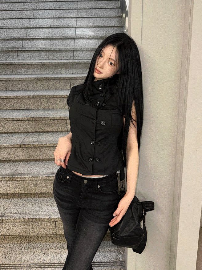 Dark Addict Button Top