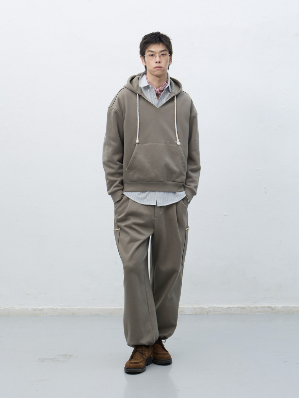 GENERAL IDEA（ジェネラルアイディア）の「stitch cargo sweat pants - grey         （Pants）」