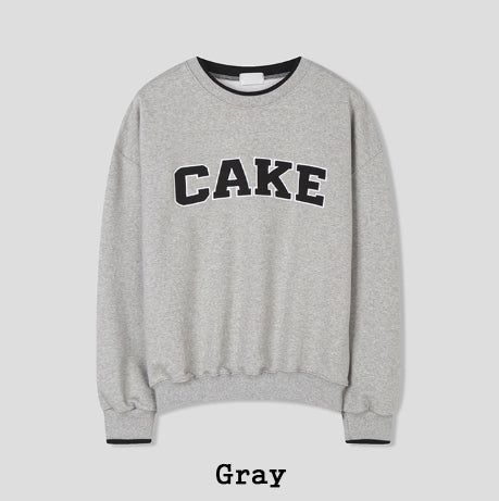 K Color Matching Layered Sweatshirt