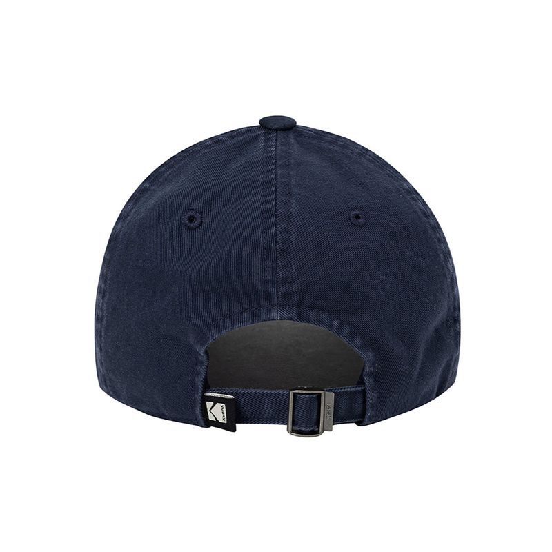 Relaxed Fit Square Logo Ball Cap【NAVY】