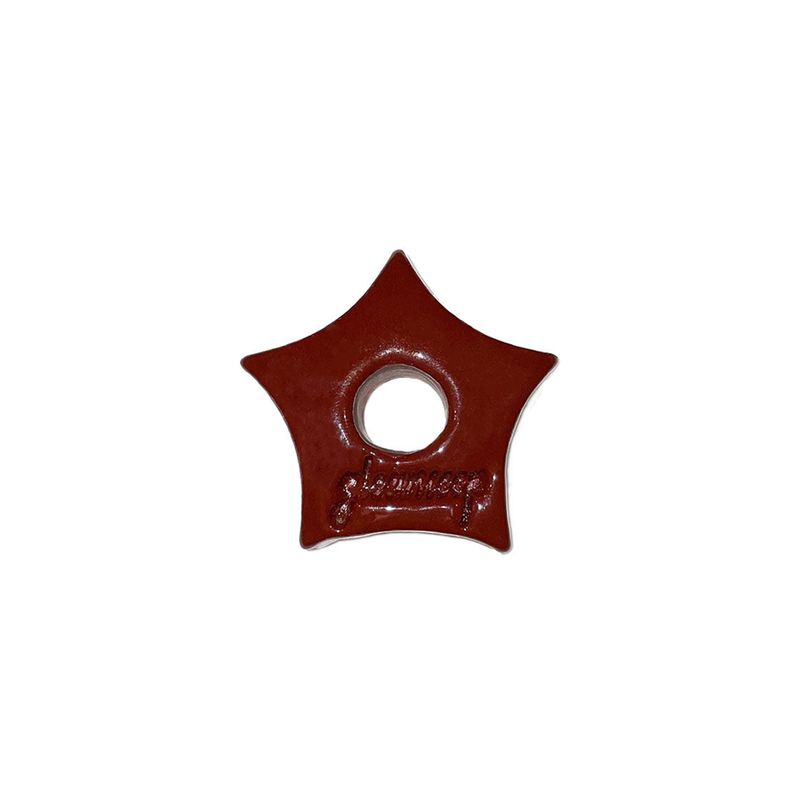 gleaming star pendant [brown]