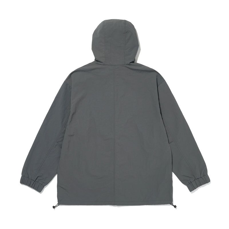 RIPSTOP 2WAY ZIP-UP JACKET [S.GREY]