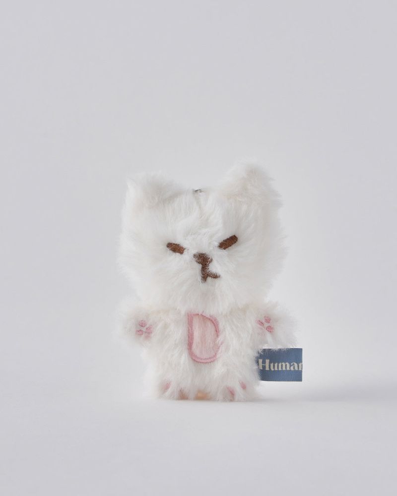 BIG CAT KEY-RING / WHITE