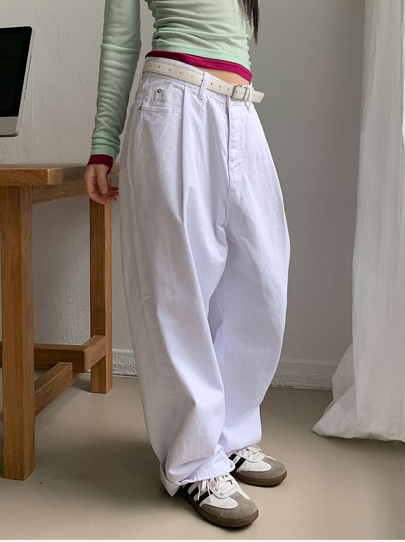 COTTON PINTUCK JEANS (2C)
