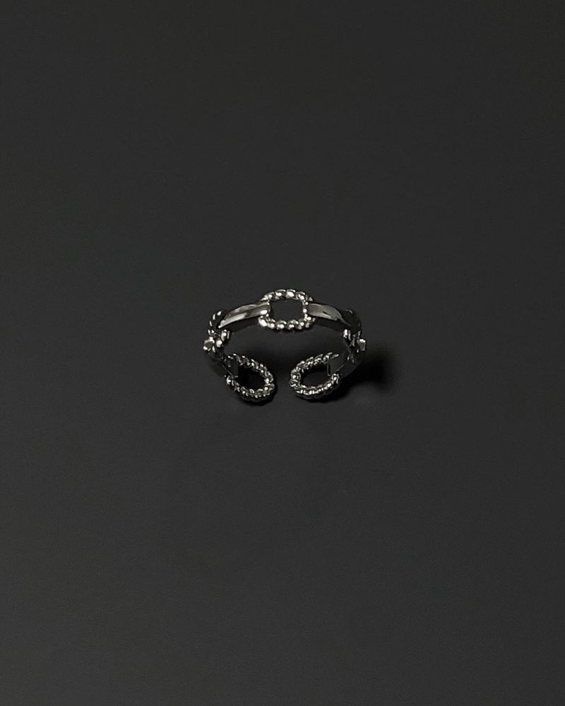 tangle chain ring (925silver)