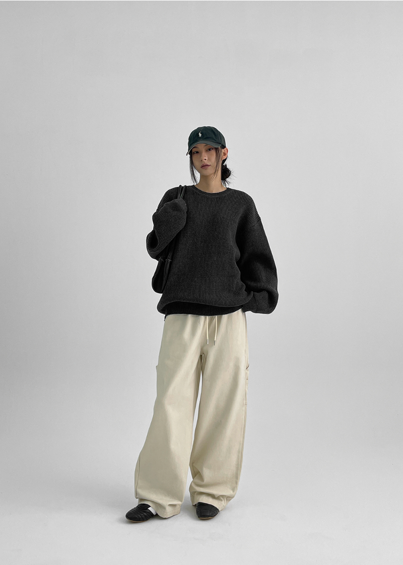 BLACKUP（ブラックアップ）の「[MADE] Chaen Carpenter Fleece Cotton Banding Pants（Pants）」