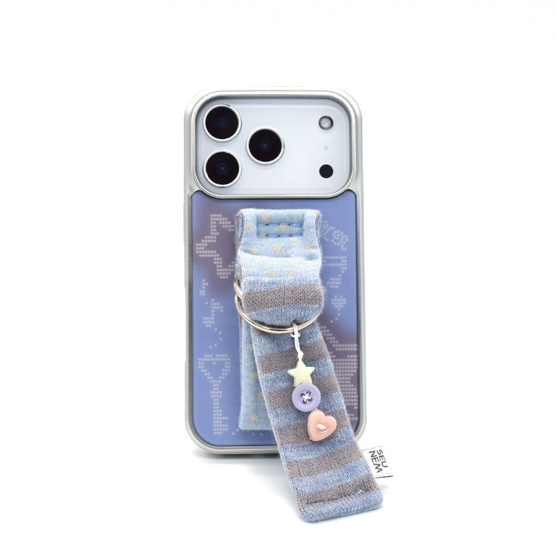 seconduniquename（セカンドユニークネーム）の「SUN CASE BUTTON BELT BLUE（Smartphone Accessories）」