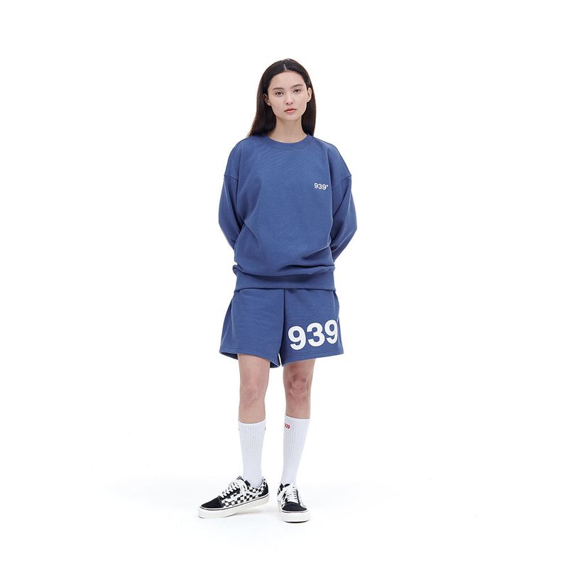 939 LOGO SWEAT SHORTS (BLUE)