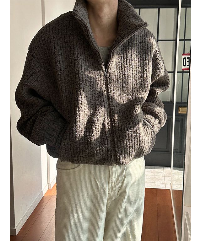 LAURANT（ロラン）の「[Unisex] Soft touch highneck fleece zip up(3color)（Jackets/Outerwear）」