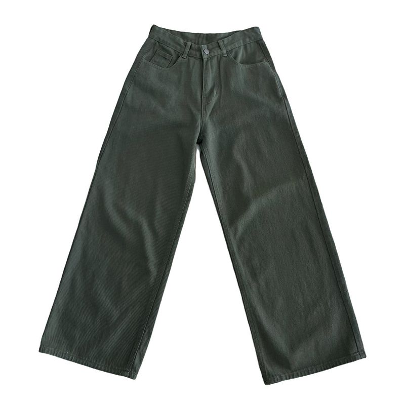 Back Point Bizzo Wide Long Denim Pants