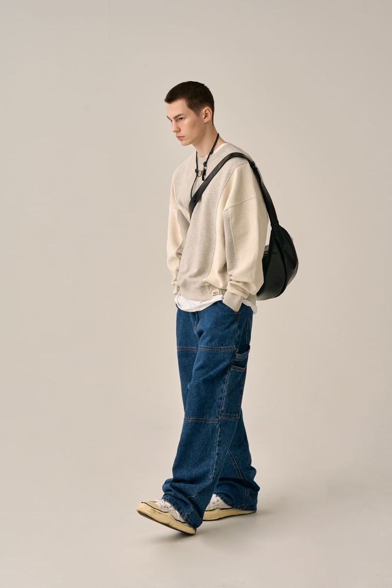 PATTERN LINE WORK PANTS
